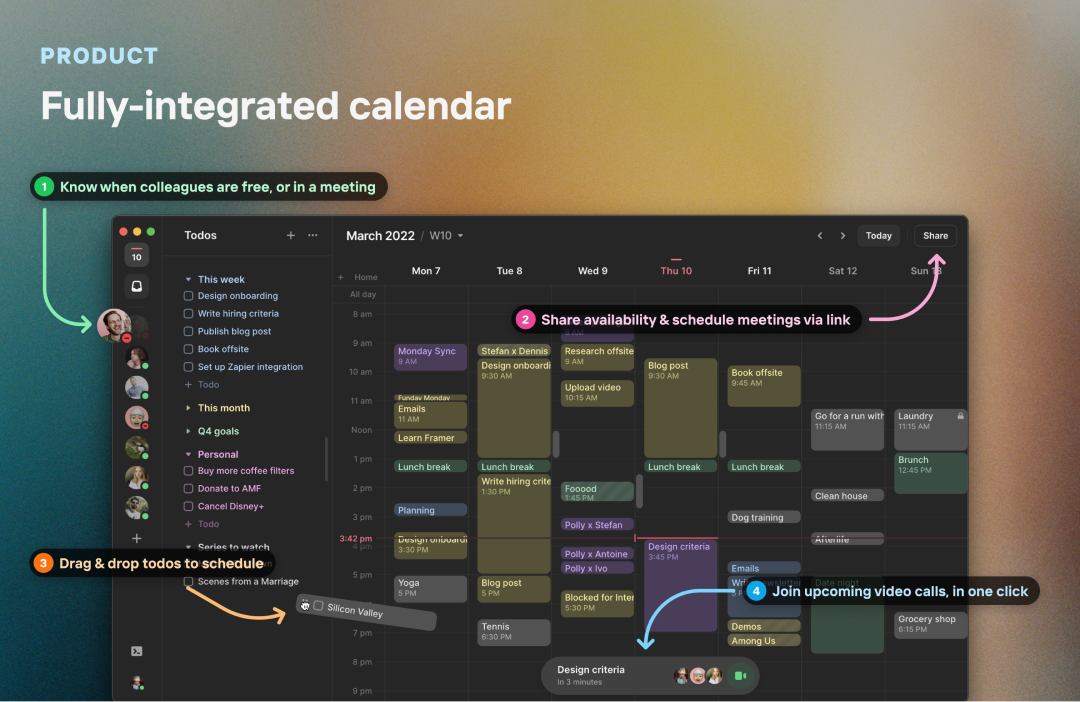 Amie is a new calendar app with a social twist