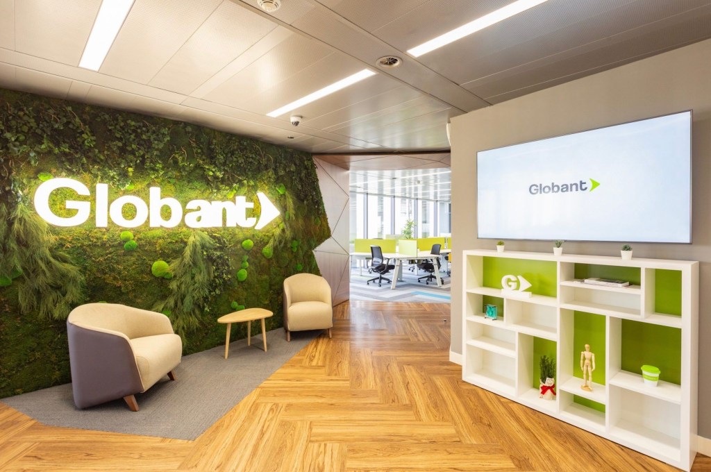 A photo of inside Globant's offices.