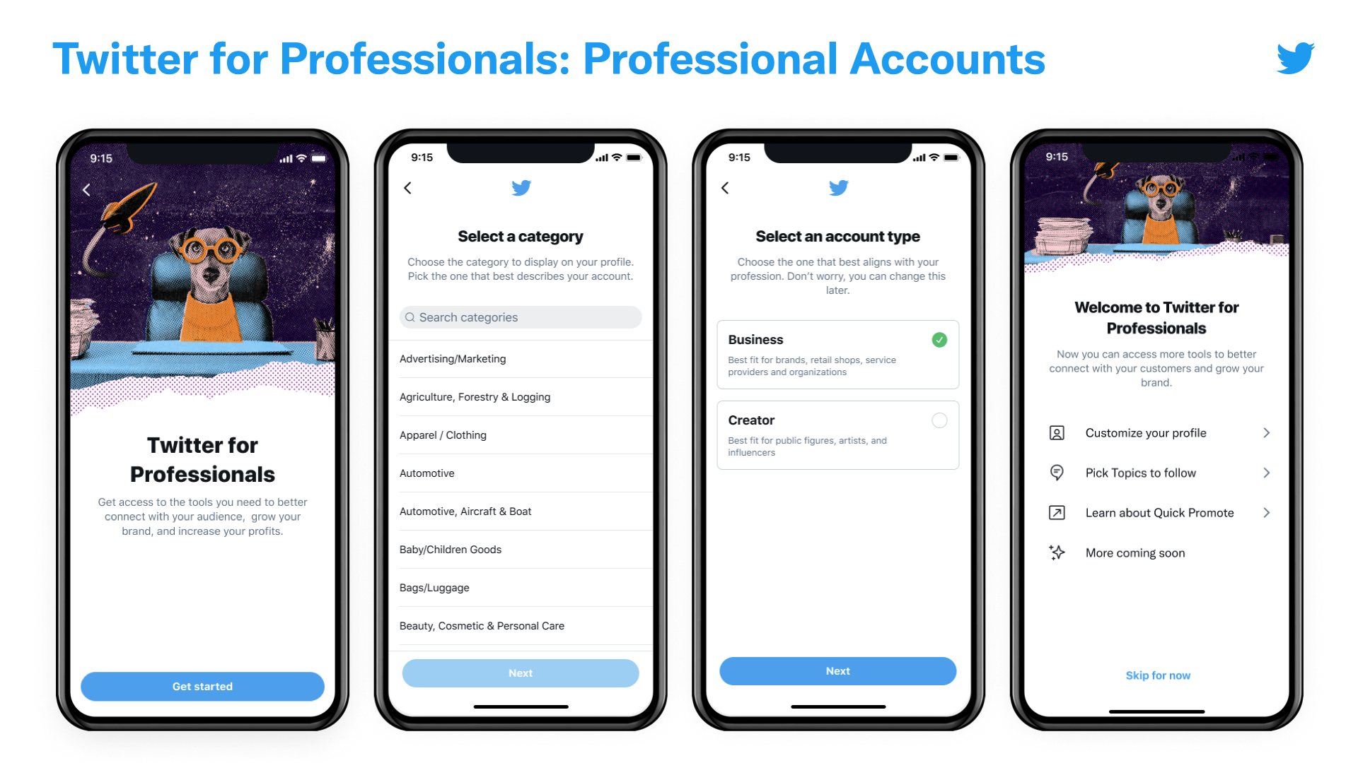 Twitter's 'Professional Accounts' profile setting is now available to all  users | TechCrunch
