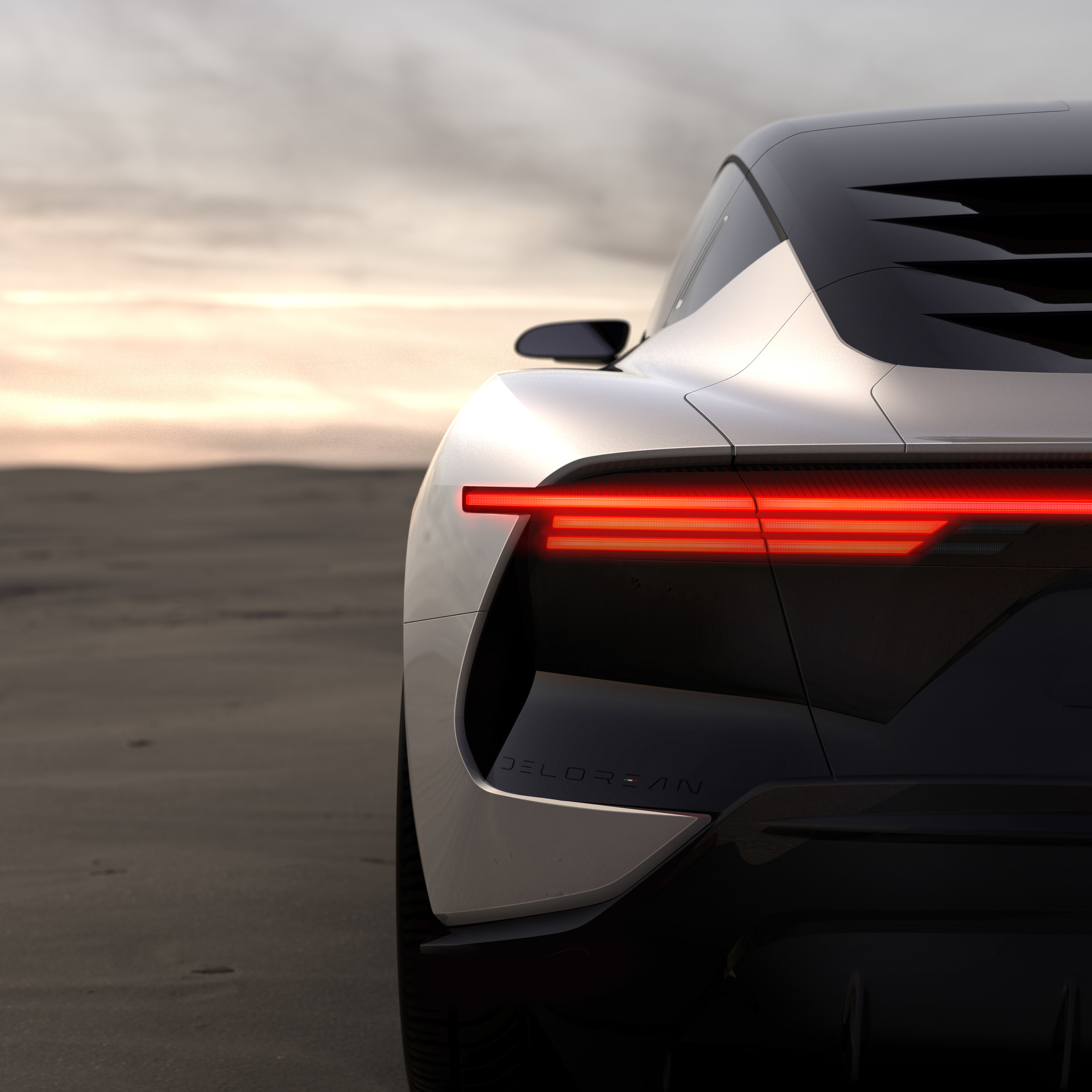 DeLorean teases its EV concept car
