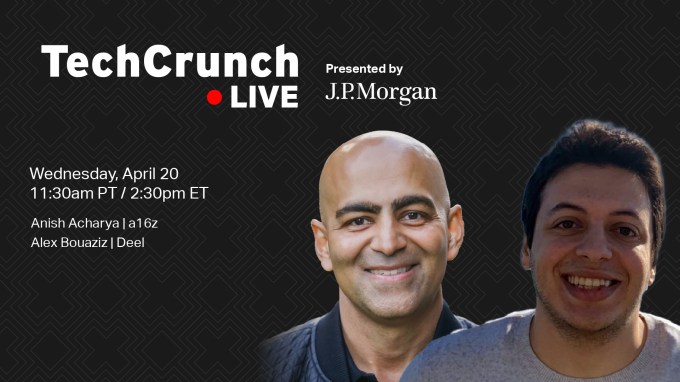 Hear from these amazing investors and founders on TechCrunch Live this April