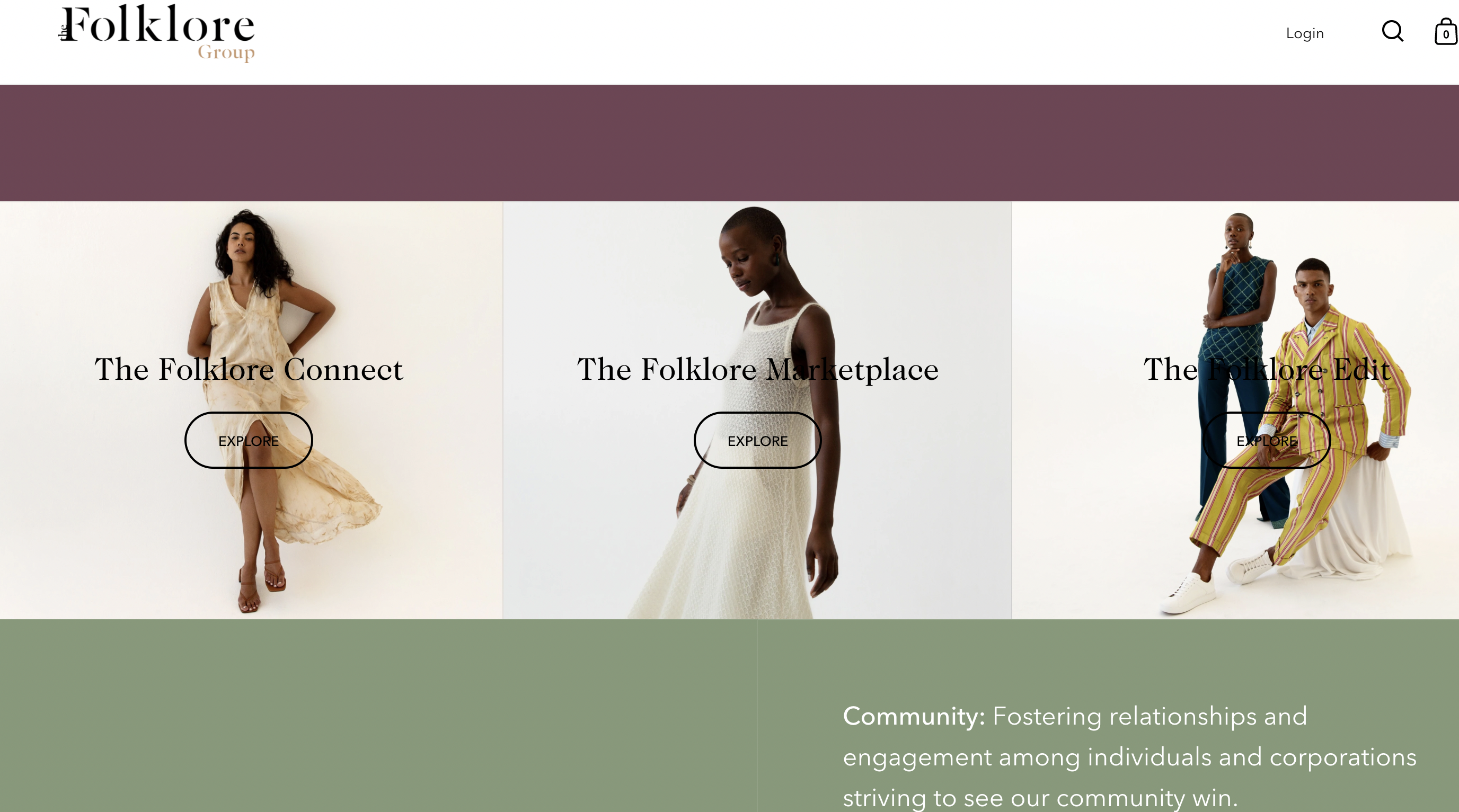 The Folklore Connect is a B2B wholesale platform that connects African luxury brands to retailers in the United States.