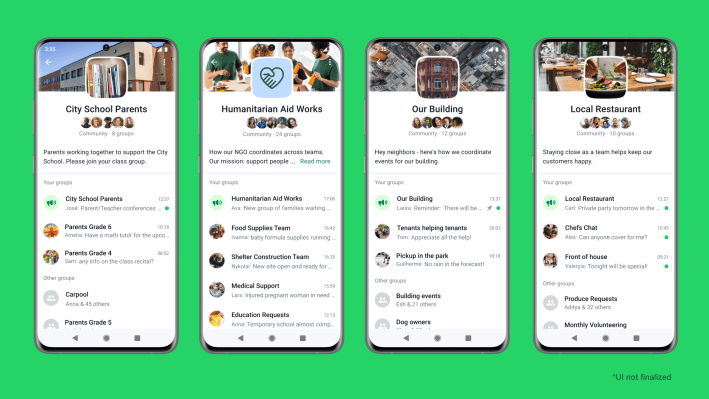 WhatsApp to launch ‘Communities’ — more structured group chats with admin controls – TechCrunch
