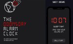Doomsday Alarm Clock screenshots, showing "Sleep Tight" (and turn your volume up)