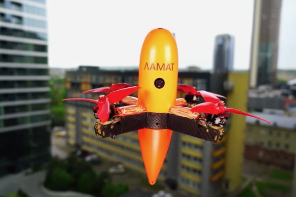 This kamikaze drone sacrifices its own rotors to take down other drones