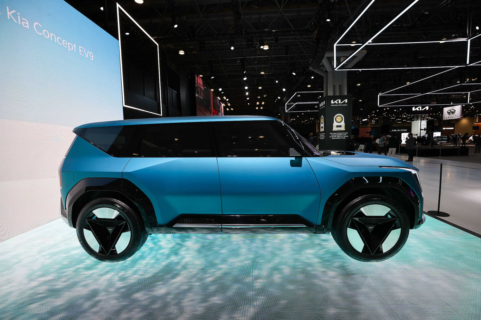 Kia Concept EV9 Niujorko tarptautinė automobilių paroda 2022 m