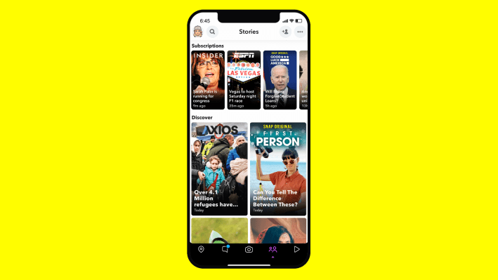 Snapchat’s new feature automatically creates Stories based on select newsrooms’ content – TechCrunch