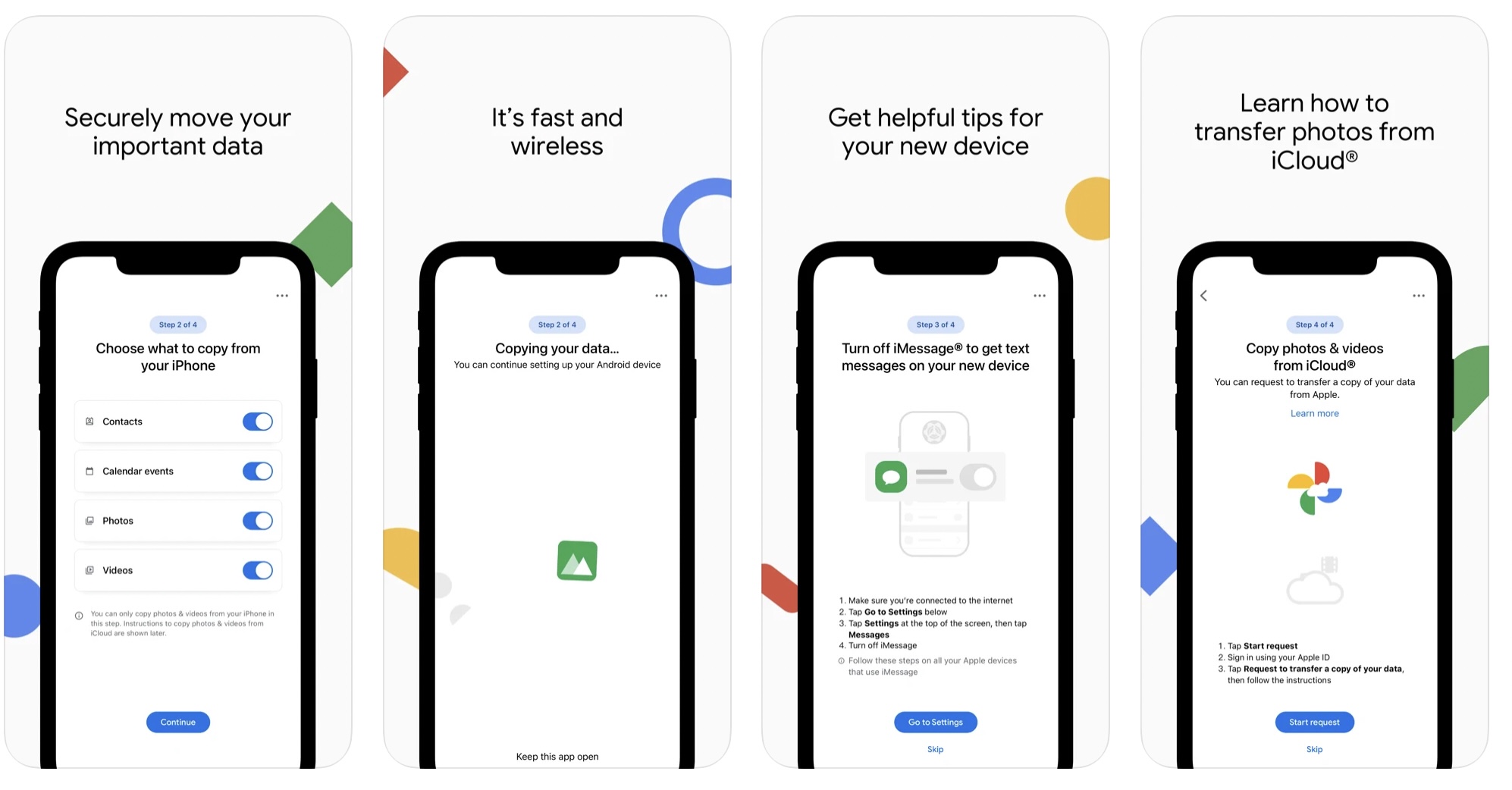 Google's 'Switch to Android' app 