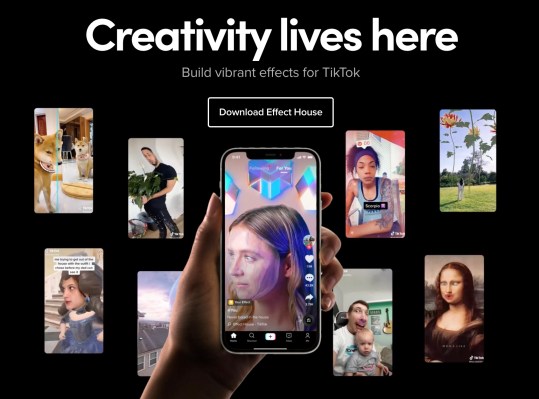 Camera IQ 在 TikTok 的 Effect House 平台内推出对 AR 效果的支持 – TechCrunch