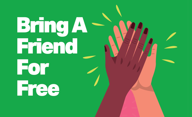 For a limited time – Come to any TechCrunch event and bring a friend for free