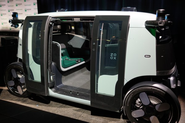 Zoox autonomous driving vehicle