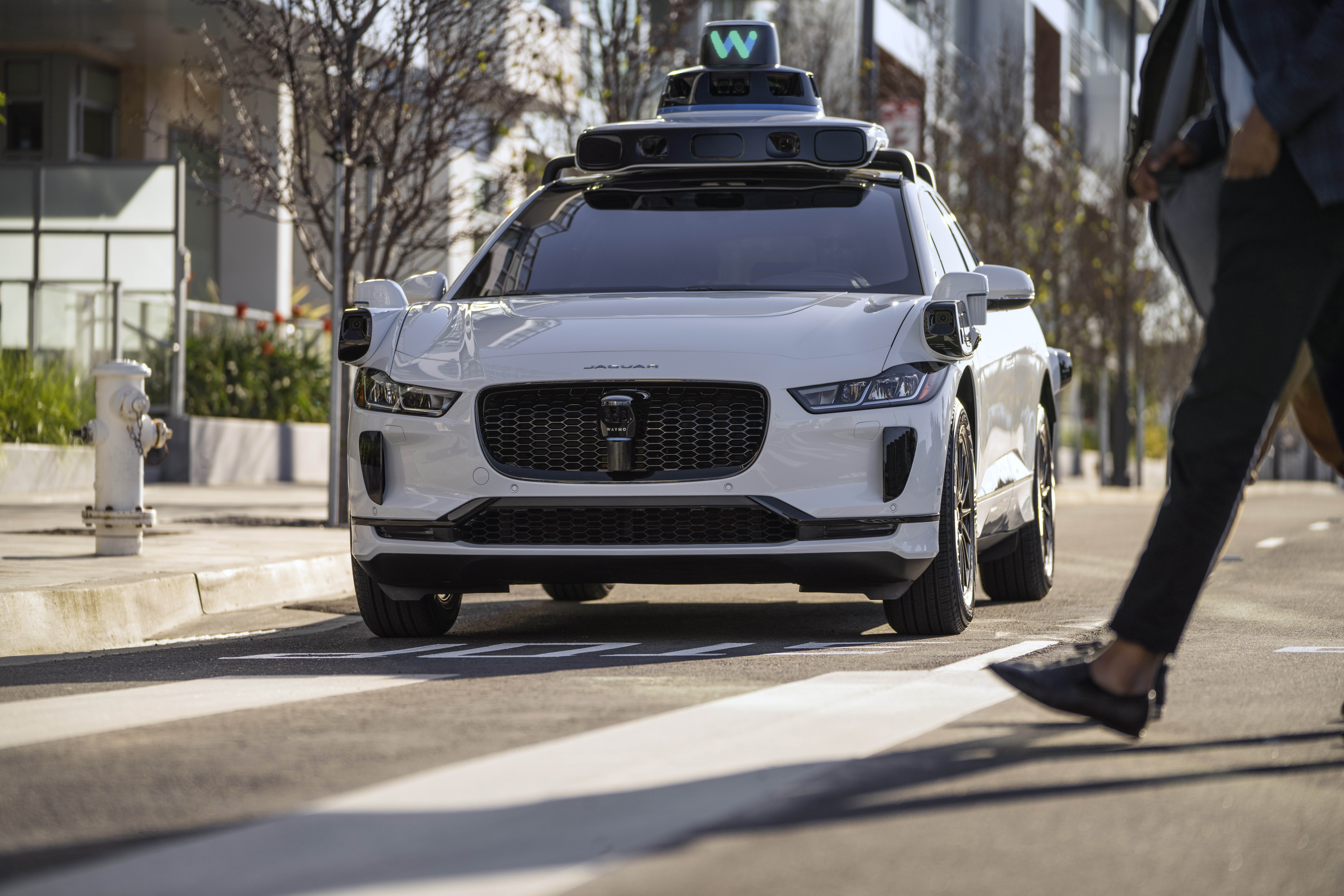 Waymo jaguar ipace autonomous car