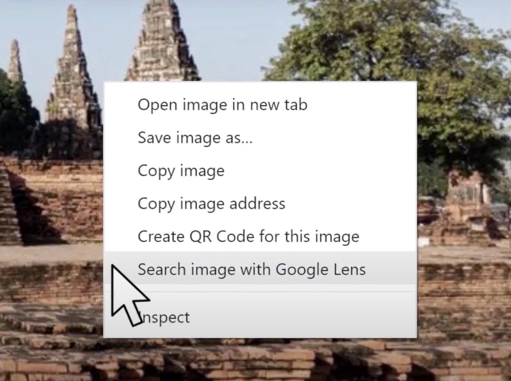 How to use google lens in chrome browser