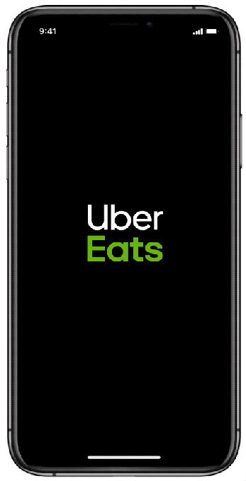 Gif of Uber Eats at Yankees Stadium