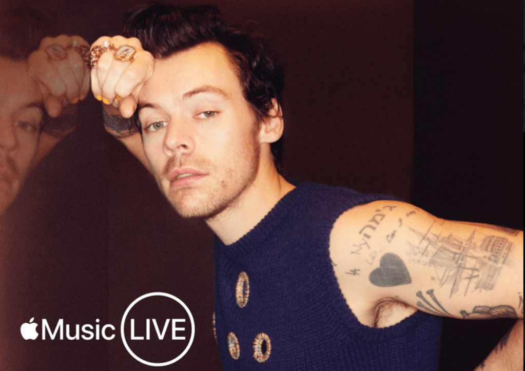 Apple Music’s new concert series will livestream select performances, starting with Harry Styles