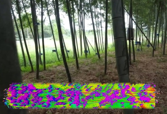 Swarming drones autonomously navigate a dense forest (and chase a human) – TechCrunch