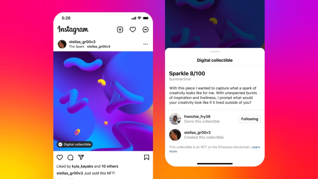 Instagram to start testing NFTs with select creators this week
