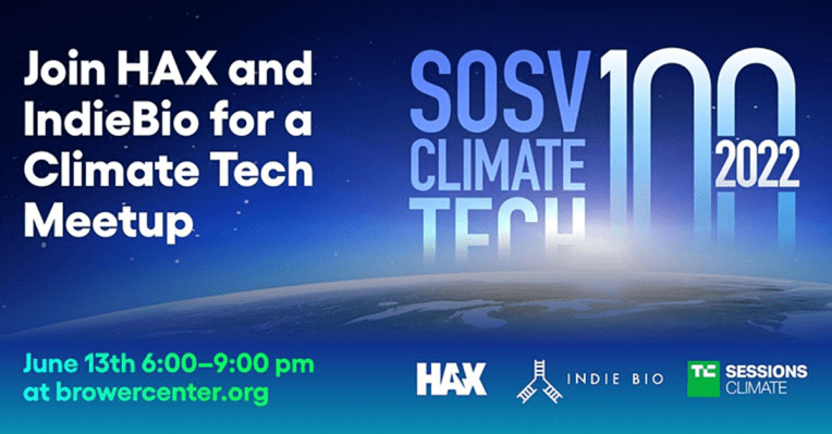 Únase a la reunión de tecnología climática de SOSV el 13 de junio – TechCrunch