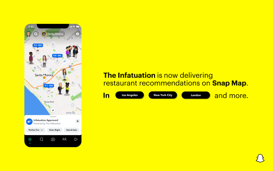 snapchat restaurant recommendations