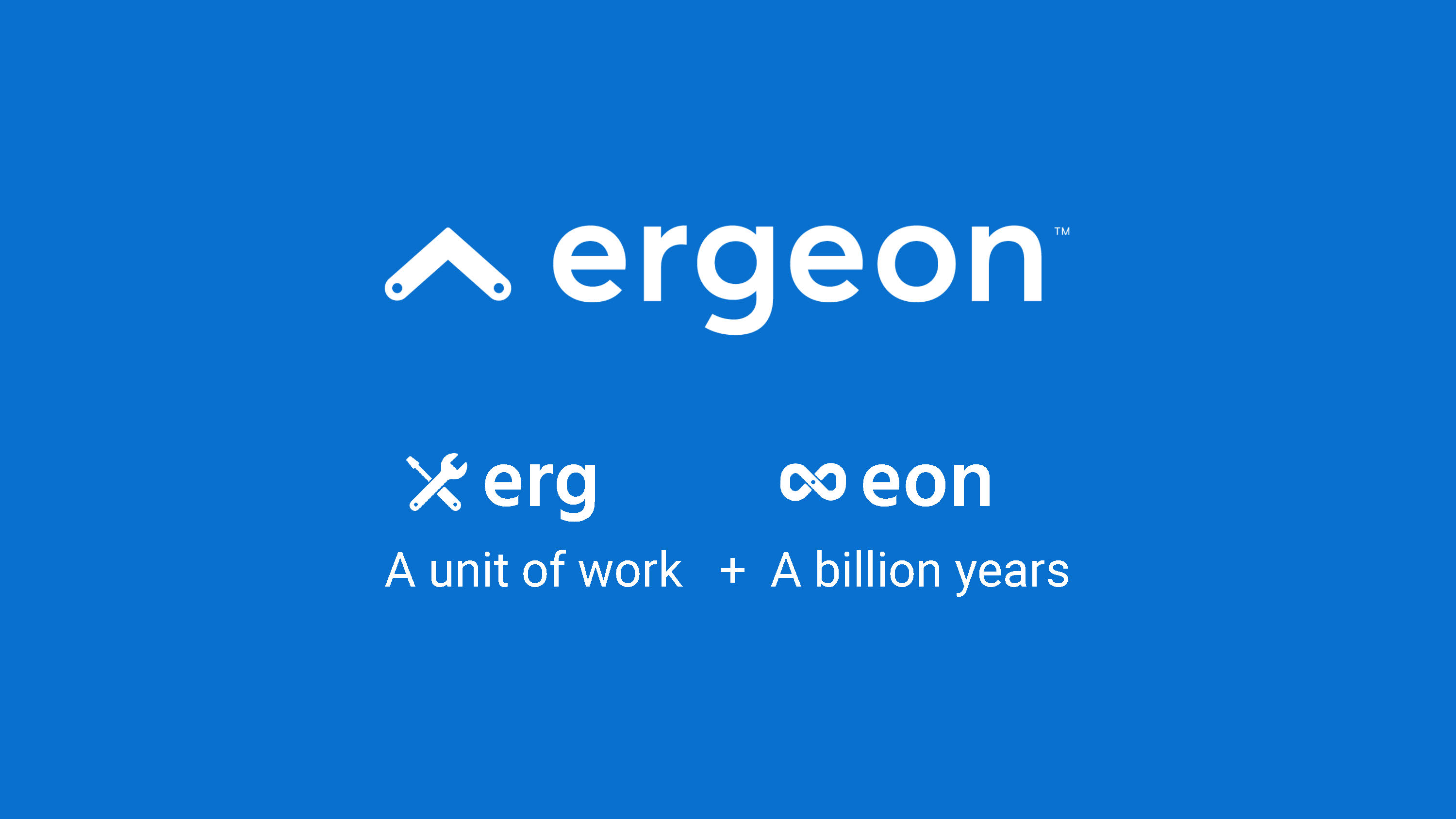 Ergeon explains its name