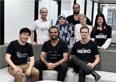 Thai earned wage access startup Salary Hero's team