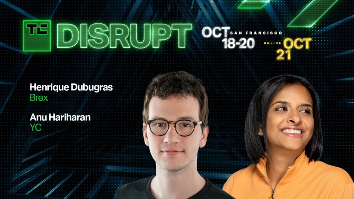Brex CEO Henrique Dubugras will share his company’s founding story at TechCrunch Disrupt