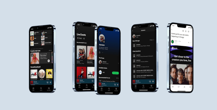 photo of Spotify revamps in-app concert discovery with new Live Events Feed image