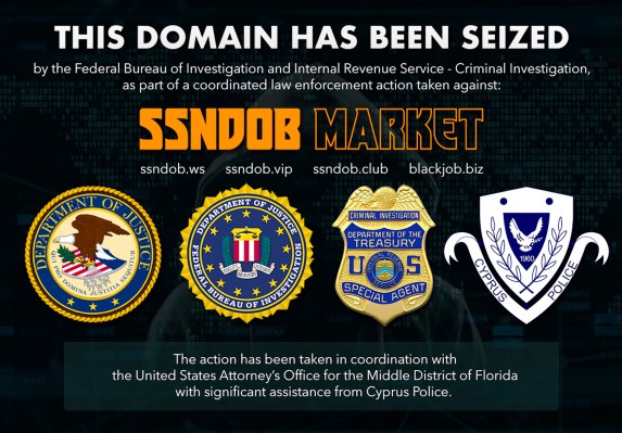 Daily Crunch: US law enforcement agencies take down identity theft marketplace