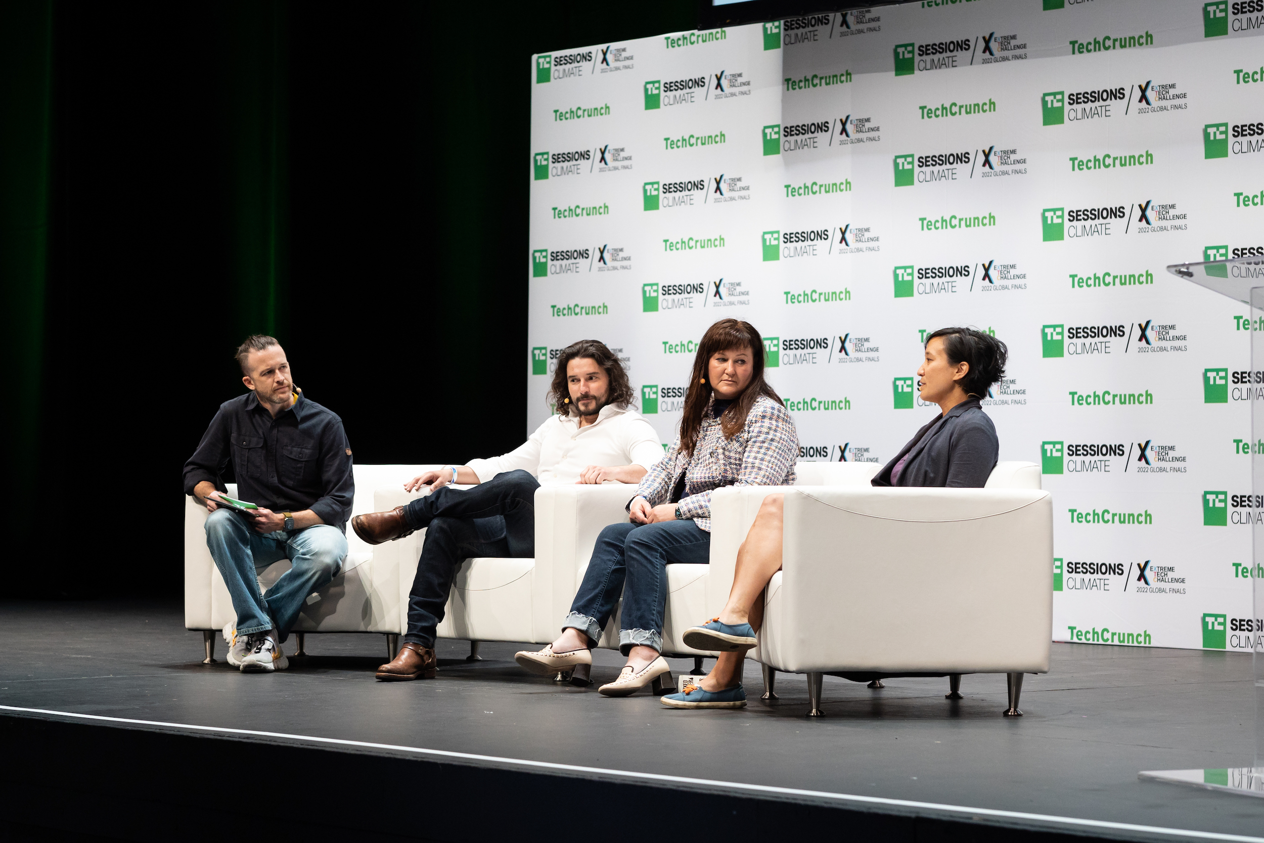 Tim De Chant interviews Christian Garcia, Kirsten Stead and Bae Wu at TC Sessions: Climate 2022