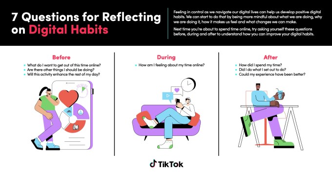 Amid growing concerns around app addiction, TikTok rolls out more screen tools