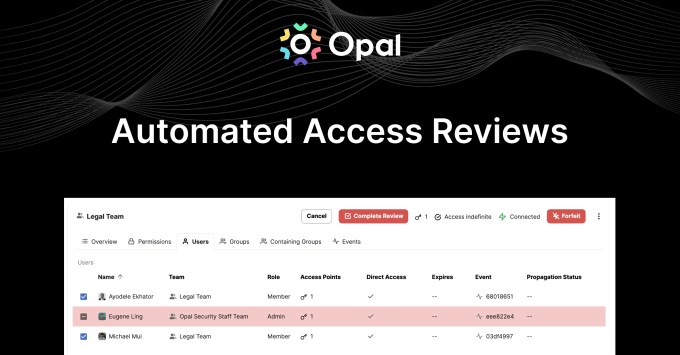 Opal obtiene USD 10 millones para la gestión de acceso dinámico