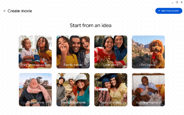 Google Photos gets a new movie editor, but only on Chromebooks for now – TechCrunch