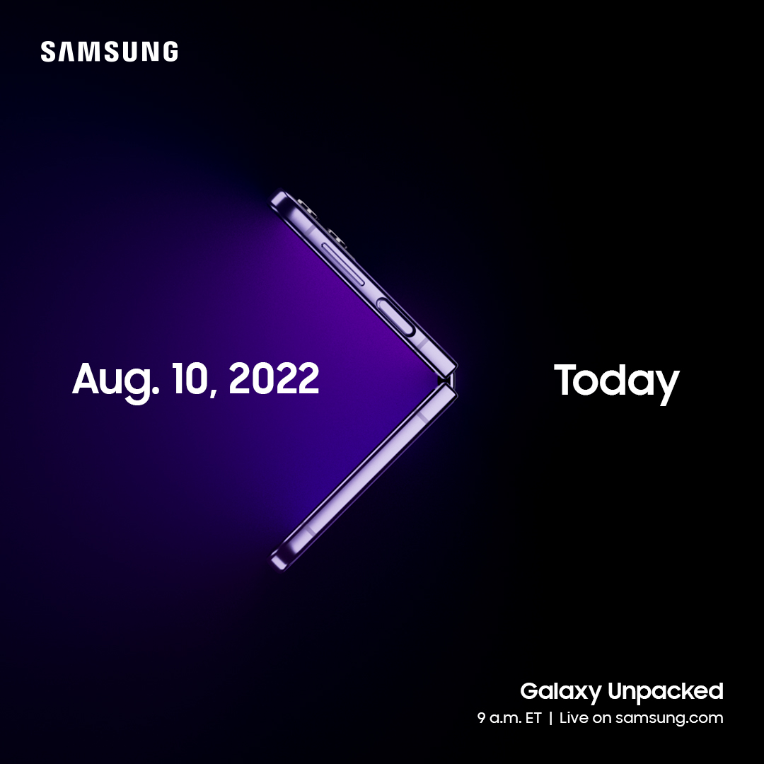 Samsung will unveil its latest foldables on August 10