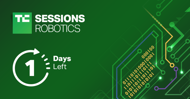 Look what’s happening tomorrow at TC Sessions: Robotics