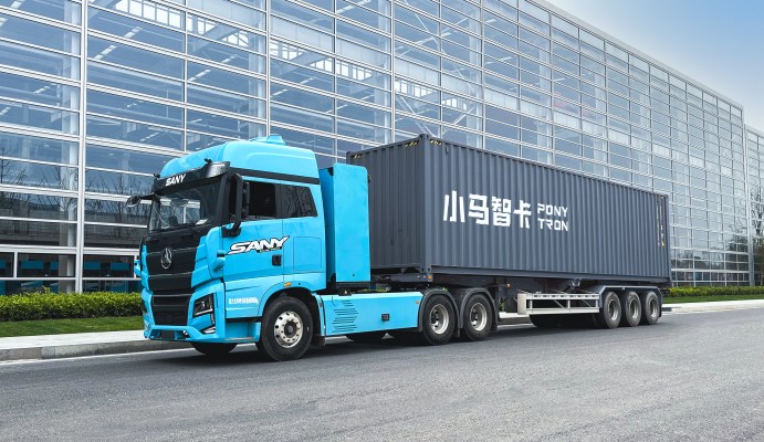 Pony.ai forms autonomous truck JV with Sany Heavy Truck in China – TechCrunch