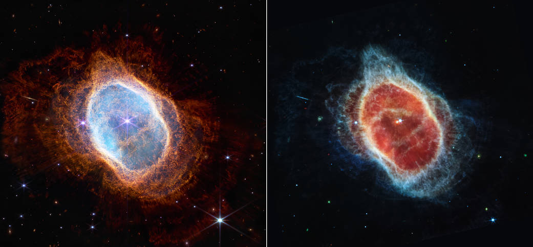 Nebulosa do Anel Sul do Telescópio Espacial James Webb