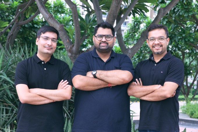 Scalenet founders Gaurav Goyal, Sarabh Wadhawan and Mayank Jain.