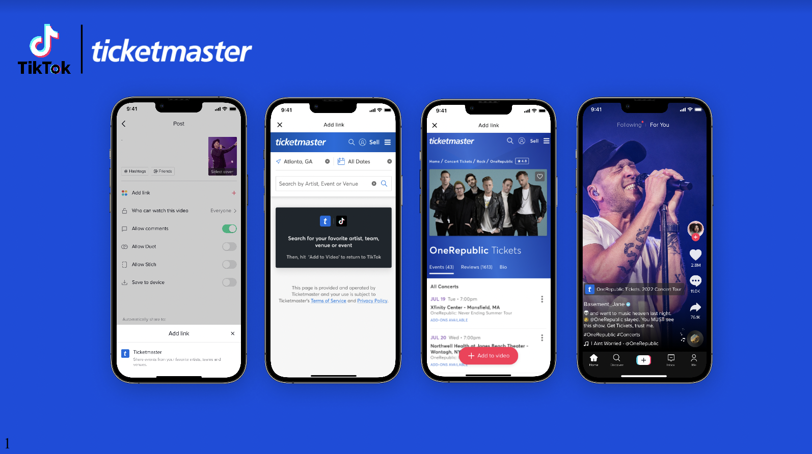 Ticketmaster, TikTok partner to give users a new way to discover and purchase event tickets