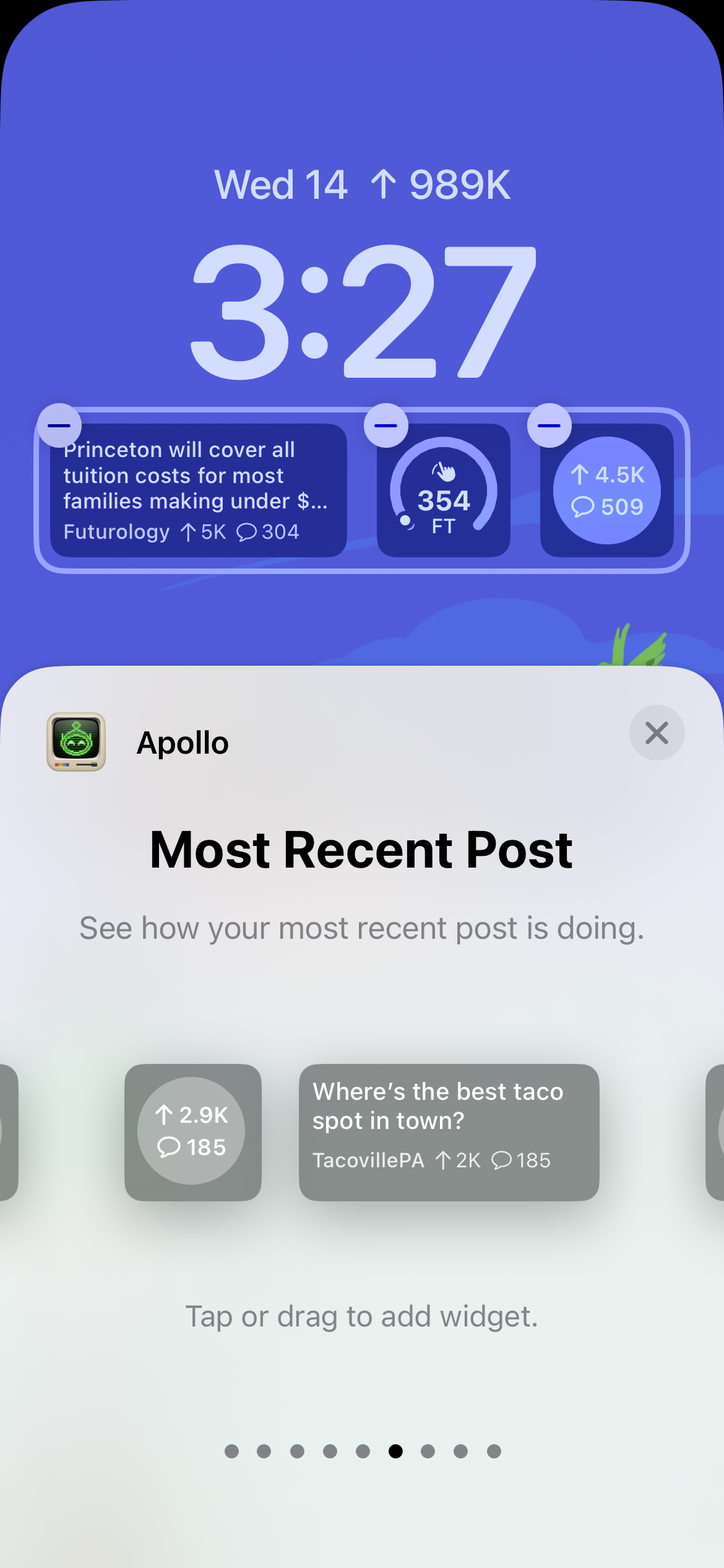 Apollo’s app brings Reddit to your iOS 16 Lock Screen