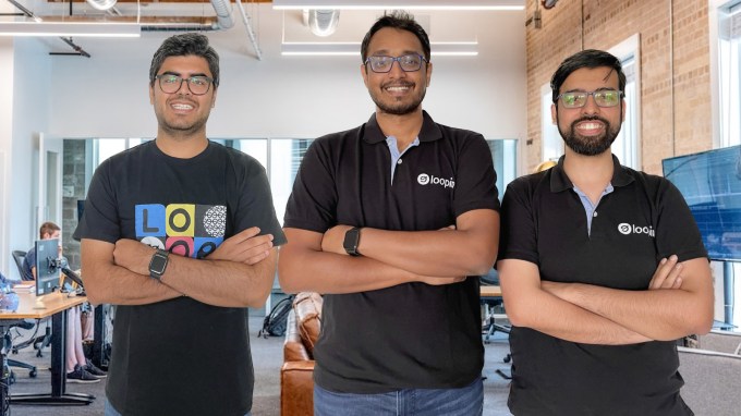 Loopin の創設者である Parth Pareek、Anurag Varma、Mehul Dudi