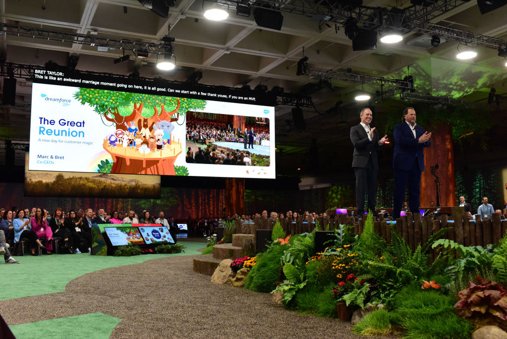 Smaller Dreamforce still comes up big in first live meeting in three years - TechCrunch