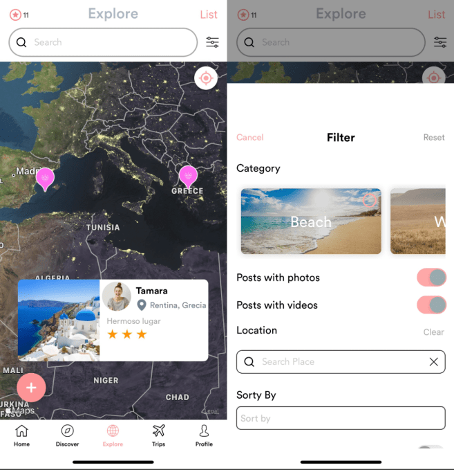 OfftheGrid, a new Tinder-like travel app, helps travelers meet up and discover destinations
