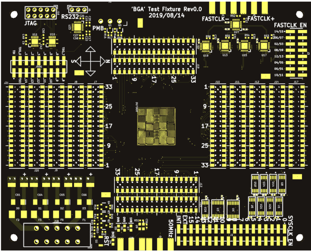 Circuit board designed with Jitx.