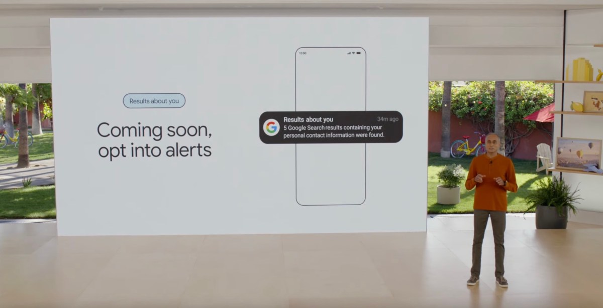 Google rolls out tool to request removal of personal info from search results, will later add proactive alerts • TechCrunch