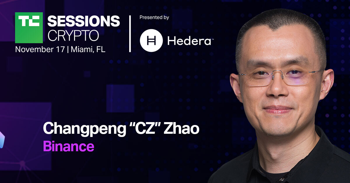 Binance founder Changpeng “CZ” Zhao shares his vision of web3 opportunities at TC Sessions: Crypto