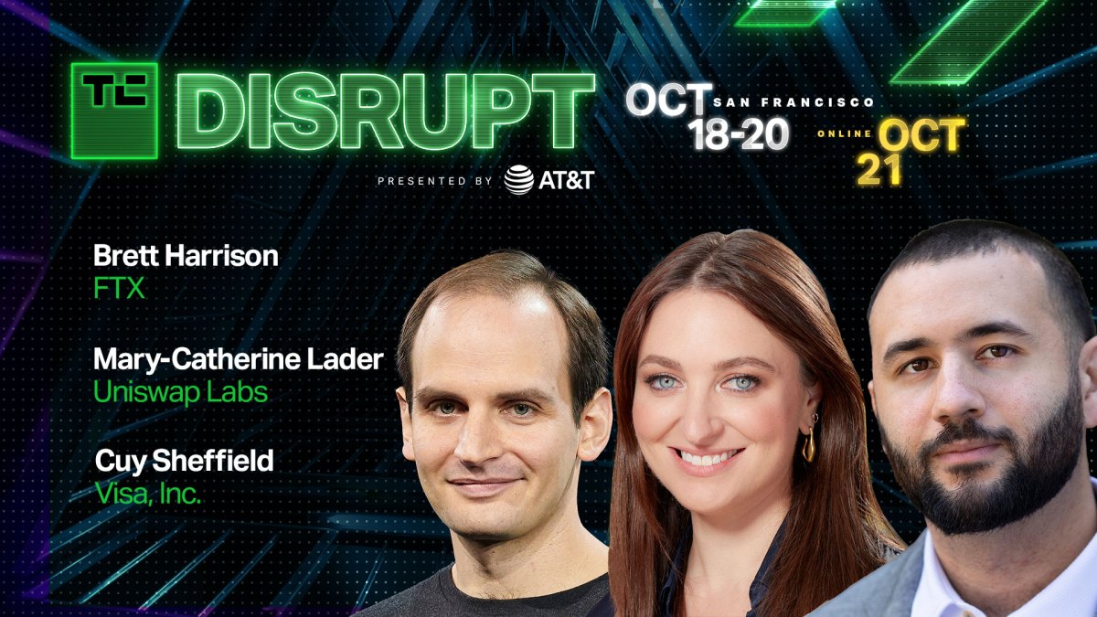 FTX, Uniswap and Visa talk blockchain economy and opportunity at Disrupt - TechCrunch