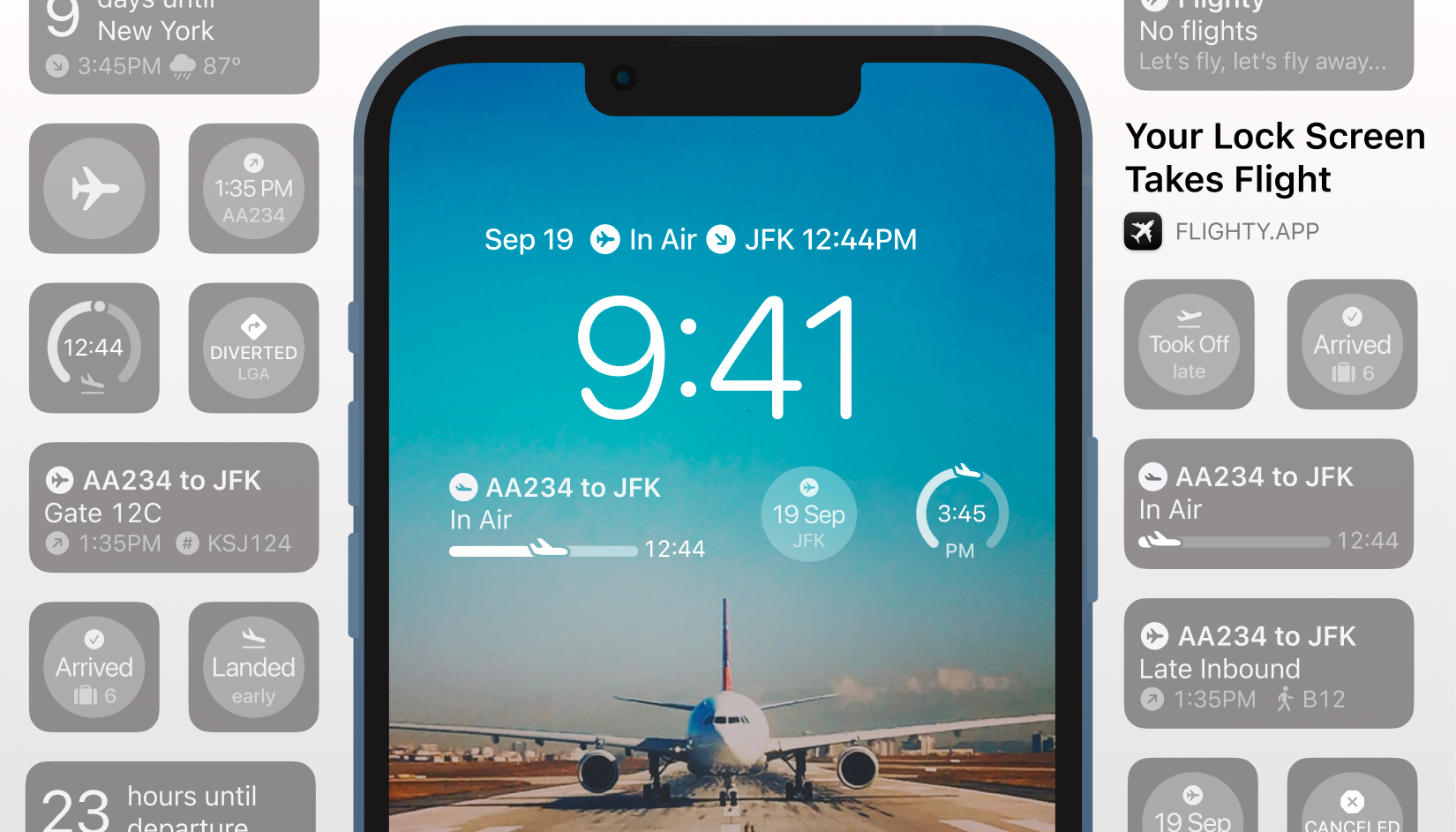 Flighty's app will bring flight tracking and more to your iOS 16 Lock  Screen | TechCrunch