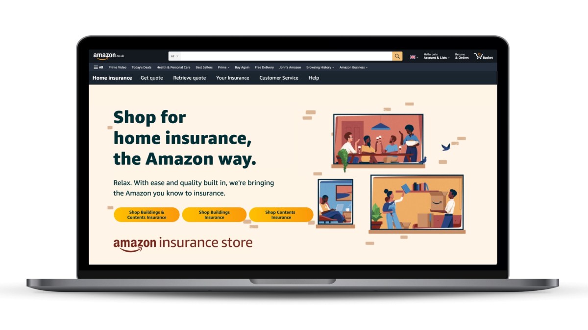 Amazon launches an insurance comparison site in the UK