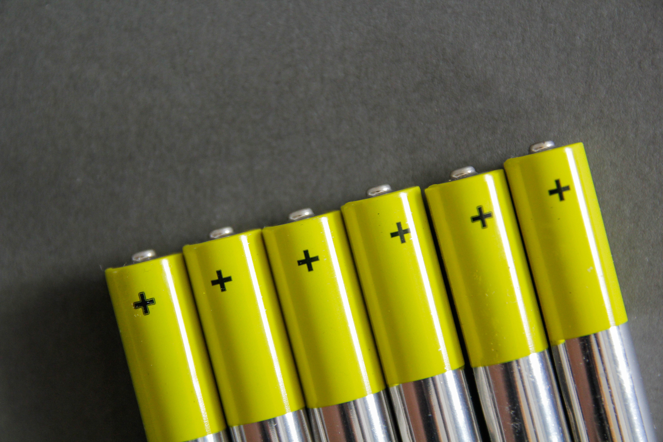 Batteries, yellow, AAA