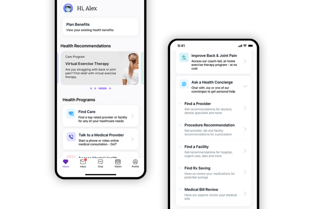HealthJoy's healthcare benefits navigation app